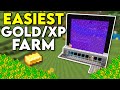 The best afk gold xp farm minecraft bedrock 120