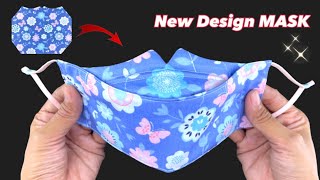 New Design Mask 2021 Hawk Style With Nose Wire Tutorial | How to make Mask | NO FOG ON GLASSES