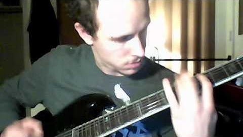 Tom playing a Diminished Scale run by Jeff Loomis and some Improv.