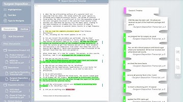 LiquidText Simple Litigation Demo