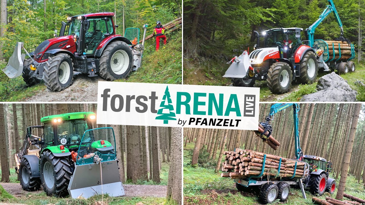 forstARENA by Pfanzelt | Windwurf | live Forstmaschinen Vorführung