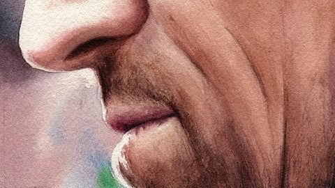 How to Paint Skin and a Nose - Watercolor Portrait Tutorial