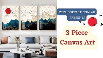 3 Piece Canvas Art | Split Canvas Prints | mybudgetart.com.au