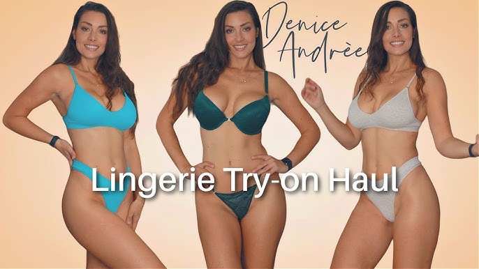 Lace Lingerie try on Haul - Shein #tryon #model #top #lingerie 