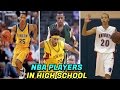 NBA STARS When They Were In HIGH SCHOOL! LeBron James, Steph Curry, Carmelo Anthony