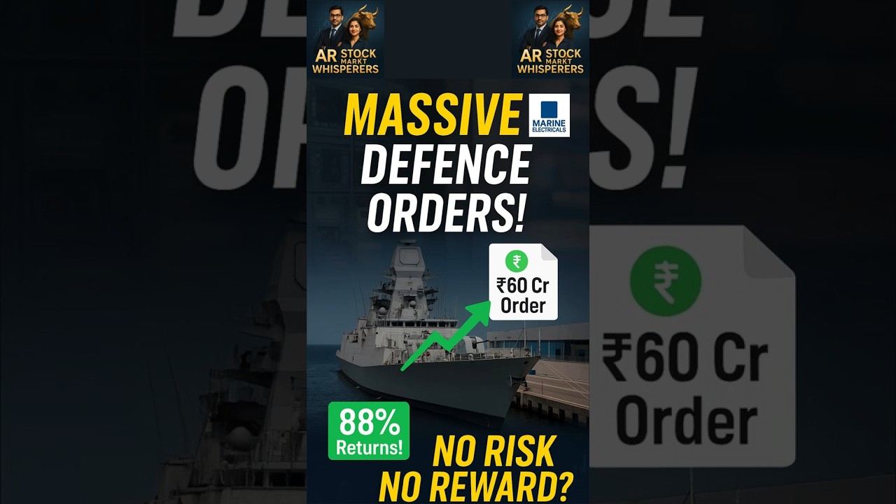 Marine Electricals Secures ₹60 Cr Defence Order | 88% Return Stock | Risk or Reward?
