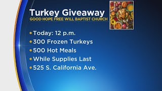 South Side church giving away hundreds of turkeys, free meals