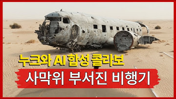 [NUKE & AI 활용 고급강좌 ]  사막위 부서진 비행기 제작 프로세스