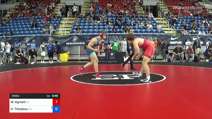 195 Lbs Consi Of 16 #1 - Max Agresti, Delaware Vs ...