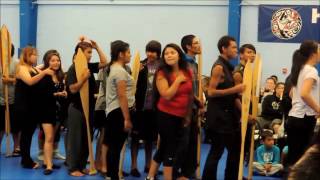 Haisla Dancers Performing For Paddlers 08 16 16