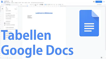 Wie kann ich bei Google Docs eine Tabelle einfügen?