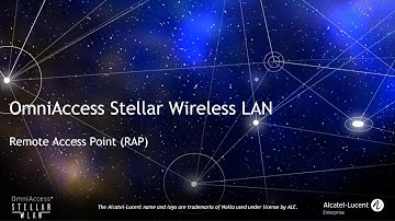 OmniAccess Stellar WLAN - Remote Access Point (RAP)