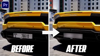 Hide/Blur any Car's NUMBER PLATE With this SECRET Trick 🤫 (Premiere Pro Tutorial) screenshot 5