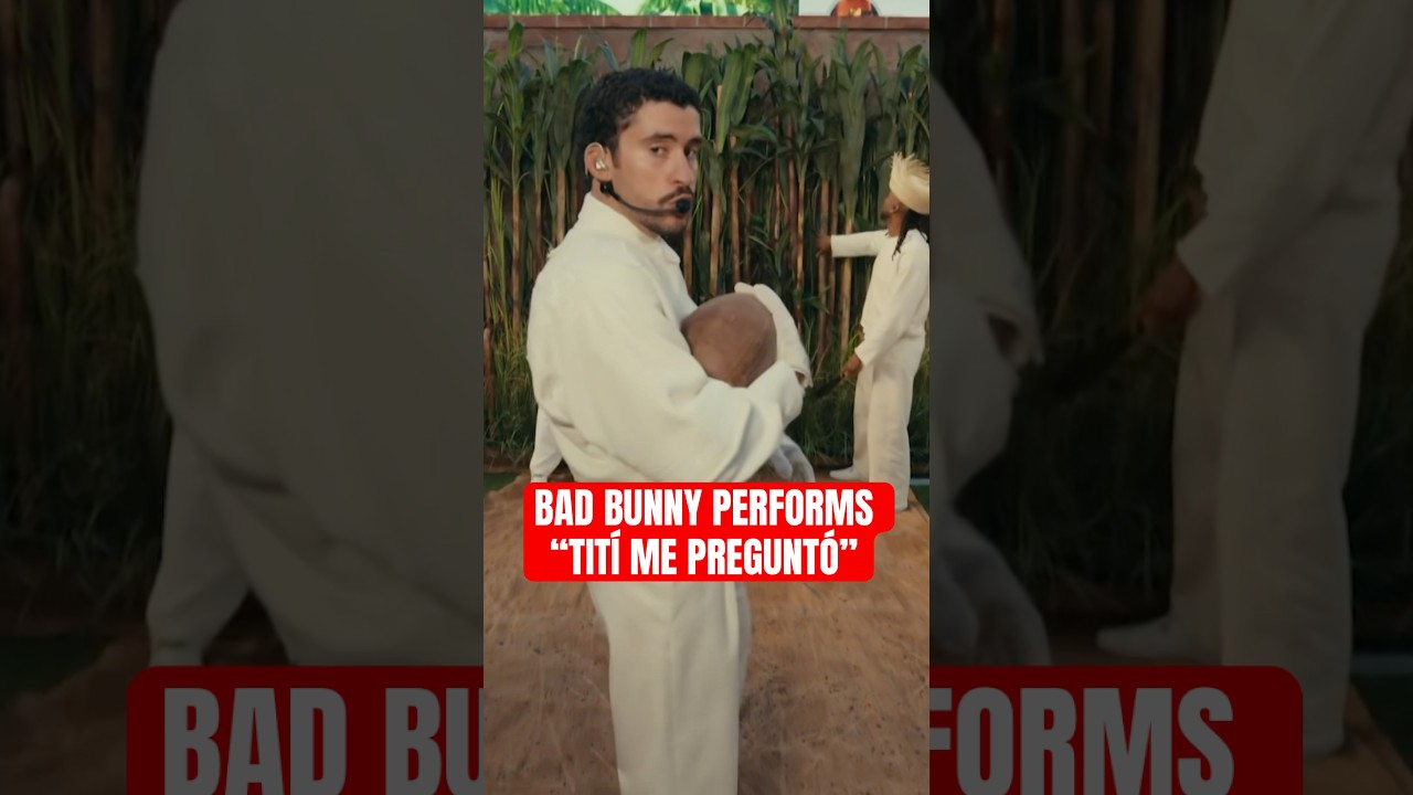 Bad Bunny Performs “Tití me Preguntó” at Super Bowl LX