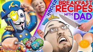 DAD'S BREAKFAST RECIPES + SOMEONE DELETES CHASE'S MUSICAL LY! Cap 'n Crunch Pancakes by FUNnel Fam