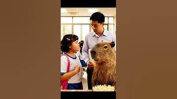 Nhàn mách thầy Capy ăn vụng bắp rang bơ #capybara