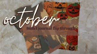 October 2020 Bullet Journal Flip Through | autumn x halloween theme