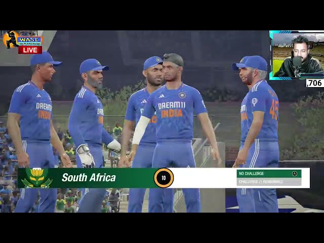 🛑South Africa vs India Hindi 2nd T20I 🛑 Live 2023 IND Vs SA CRICKET 22  GAMEPLAY 