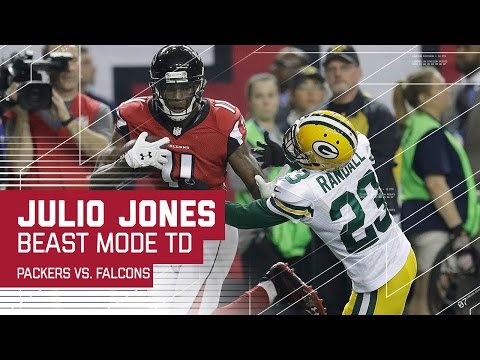 Julio Jones Beast Mode 73-Yard TD! | Packers vs. Falcons | NFC Championship Highlights