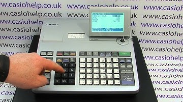 How To Program The Date & Time Casio SE-S3000 / PCR-T2100 / PCR-T2300 / PCR-T2400 Cash Register