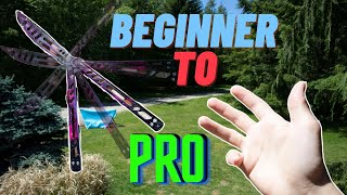 I Tried Learning Butterfly Knife Tricks From Beginner To Pro In 3 Days