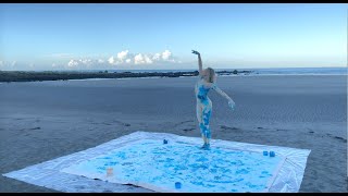 Ocean Eyes - Billie Eilish, Dance-Painting by Annika Rhea