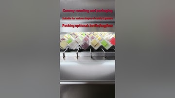 Cube gummy counting machine