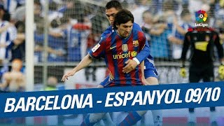 Highlights FC Barcelona vs RCD Espanyol (1-0) 2009\/2010