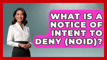 What Is A Notice Of Intent To Deny (NOID)? - US Citizenship Immigration Guide