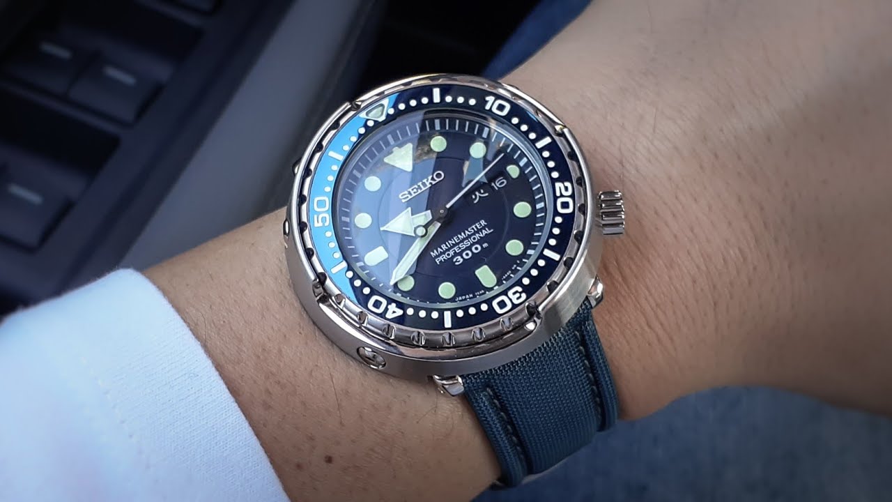 Watch U Strappin'?! Ep. 143 - Seiko SBBN037 MM300 Blue Tuna - YouTube