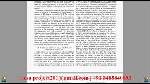 Distributed Sensor Network on Chip for Performance Optimization of Soft Error Tolerant Multiprocesso