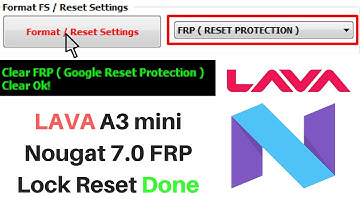 LAVA A3 mini Android 7 0 FRP Reset done by infinity CM2MTK Module.