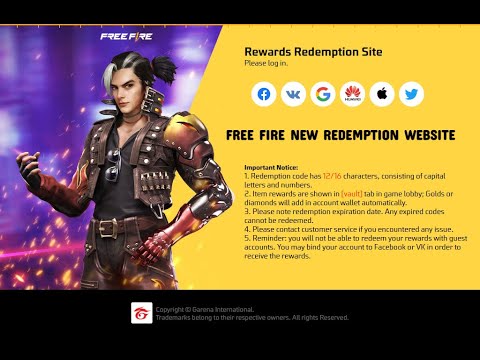 Rewards Redemption Site Garena: como resgatar o código Free Fire - Free Fire  Club