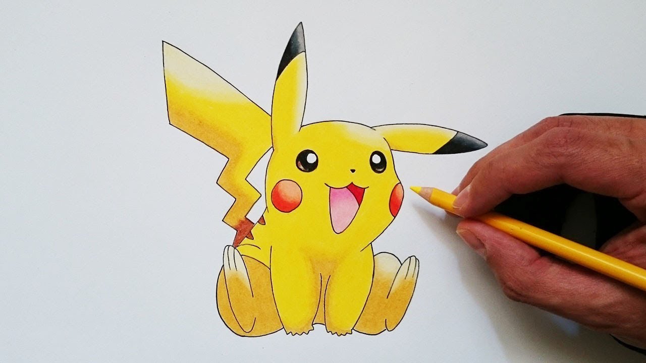 APRENDE cómo DIBUJAR a PIKACHU PASO A PASO!!!! 😄✓ - thptnganamst.edu.vn