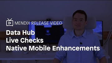 Data Hub, Live Checks, Native Mobile Enhancements - Mendix 8.14 Release Video