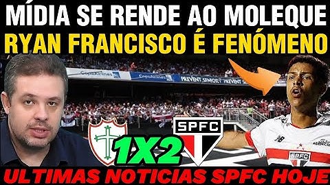 BASTIDORES PORTUGUESA 1X2 SÃO PAULO, GOLAÇO DE RYAN FRANCISCO | ULTIMAS NOTICIAS SPFC HOJE