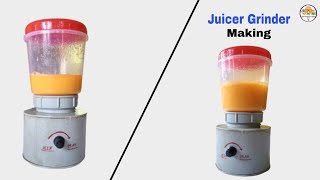 How To Make Juicer Grinder From 12V DC Motor At Home ! Very Easy Making Tutorial !