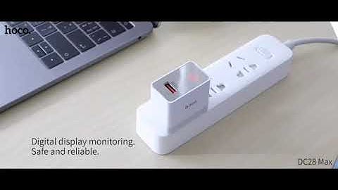 Cóc sạc nhanh Hoco DC28 Max - Củ sạc nhanh nhựa cao cấp - Sạc siêu tốc