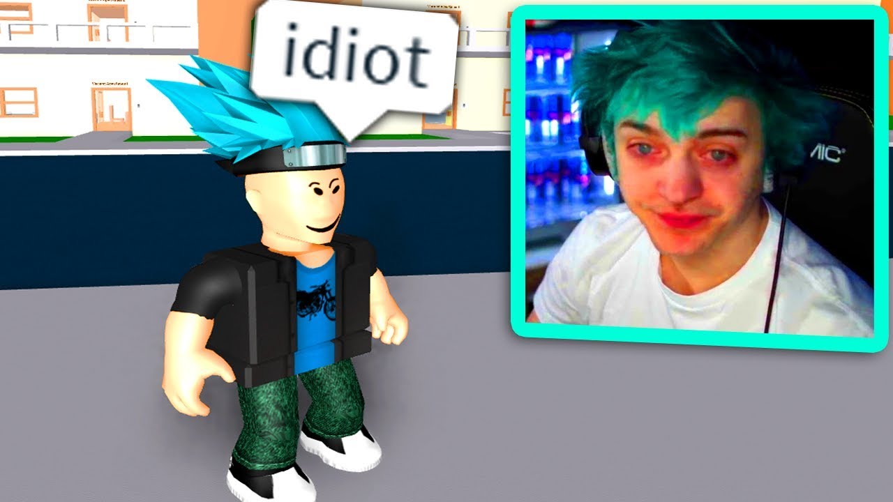 We Found Ninja Playing Roblox He Was Kinda Rude Youtube - do you get roblox after playing ninja