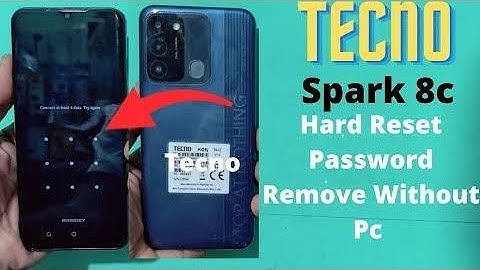Tecno Spark 8C Hard Reset | Tecno Kg5k Lock screen Remove | Tecno spark 8/8t/8c/8pro Hard Reset