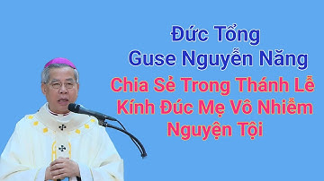 Đức Tổng Giuse Nguyễn Năng Giảng  Mừng Lễ Kính Đức Mẹ Vô Nhiễm Nguyên tội