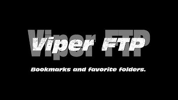Viper FTP Bookmarks