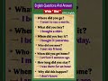 "Did" English Conversation Practice 👩🏻🏫 Questions And Answers 🤗 Speak Fluent English #goviral