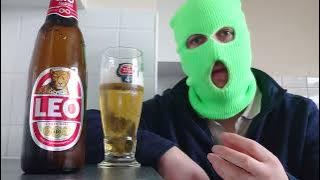 Leo beer review ( beer mail )  #beer #thailand #rukusbeer #beermail