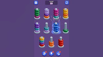 Nuts Sort Master Level 33 | Mobile Games