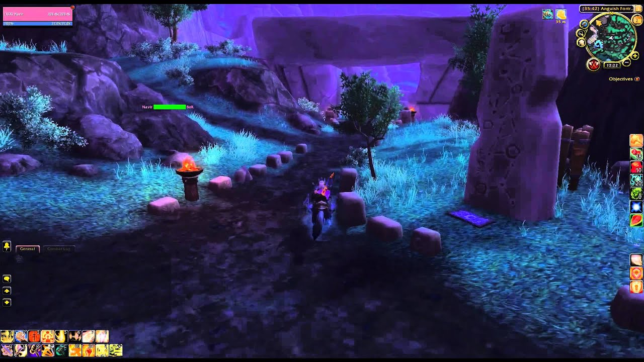 Where is Veema's Herb Bag Treasure WoW Anguish Fortress YouTube