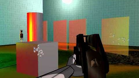 Blender game engine (FPS bullet template) ver 1 (old version)