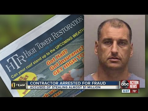 Roofing contractor arrested for fraud