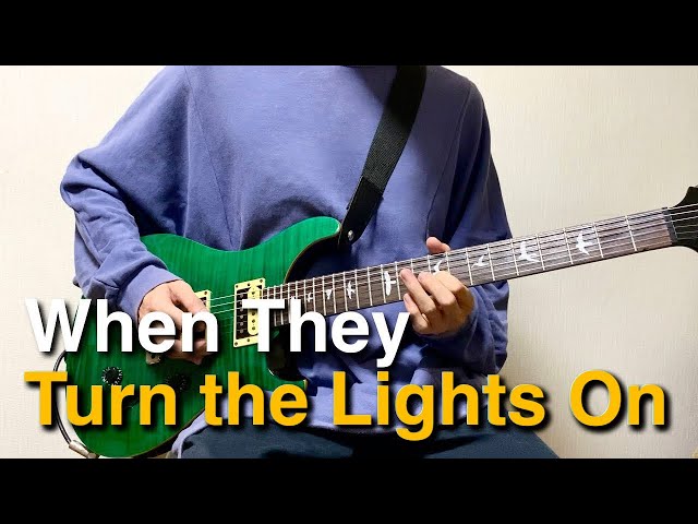 ONE OK ROCK - When They Trun the Lights On【Guitar Cover】弾いてみた class=