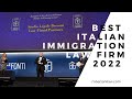 Bersani Law Firm&amp;Partners Awarded as Best Italian Immigration Law Firm for 2022